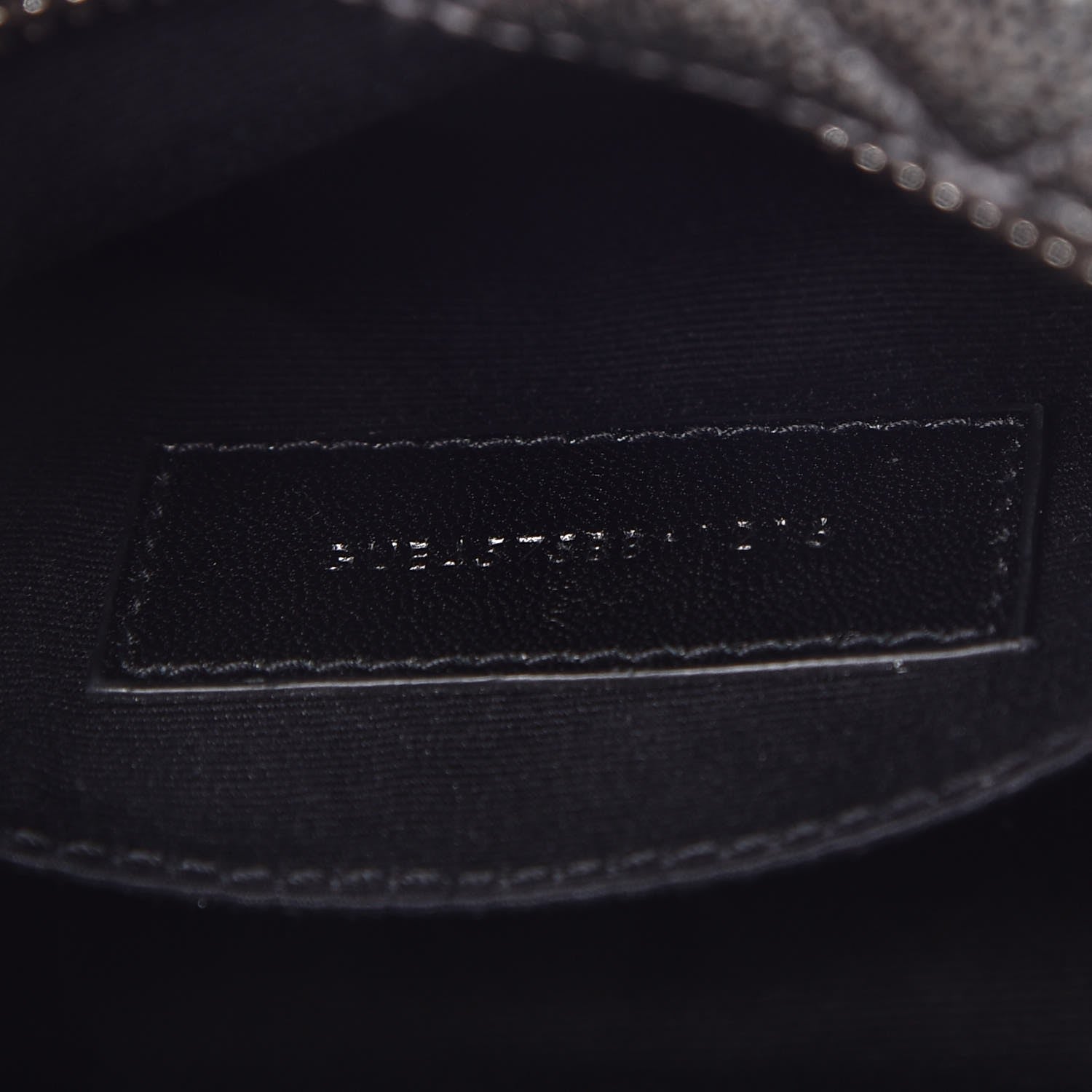 Saint Laurent Metallic Grain De Poudre Y Quilted Monogram Mini Loulou Camera Bag Gun Metal 7 of 7