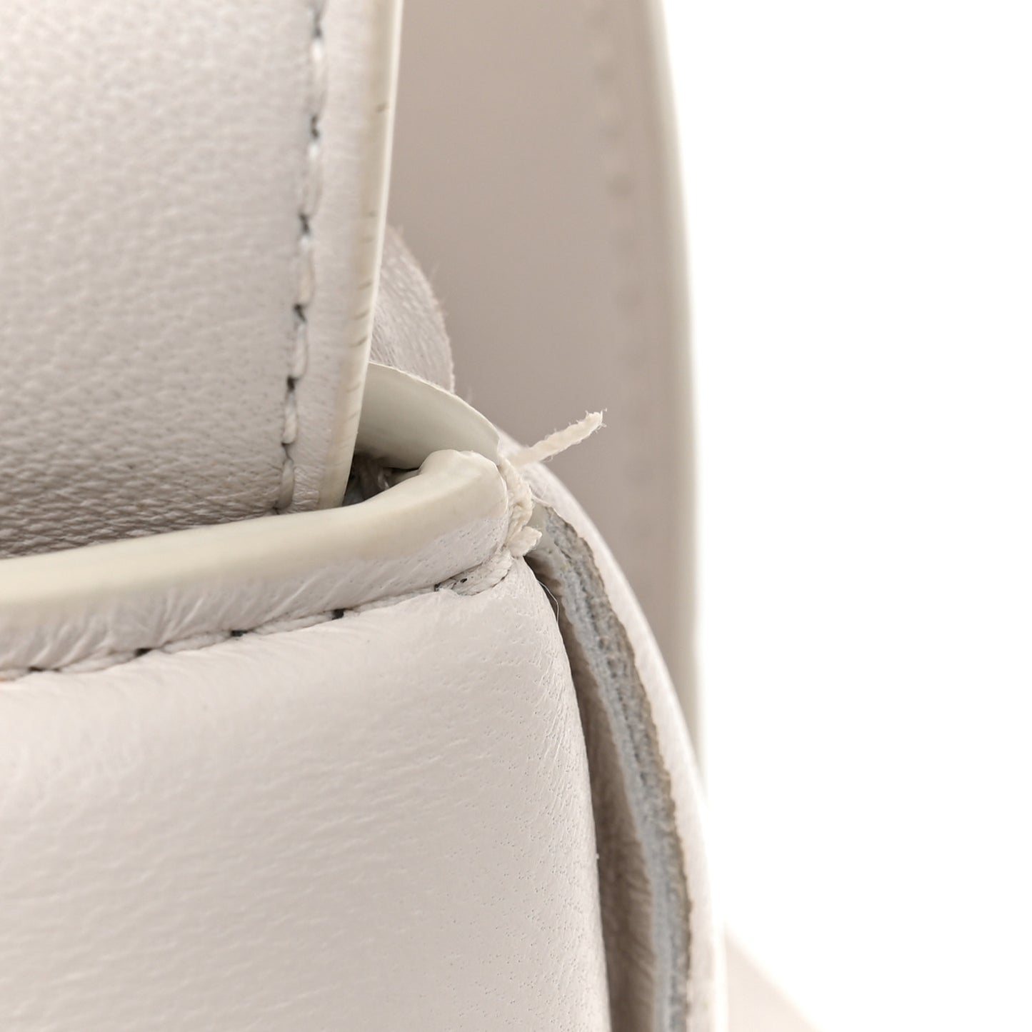 Nappa Maxi Intreccio Padded Cassette Crossbody Bag Chalk