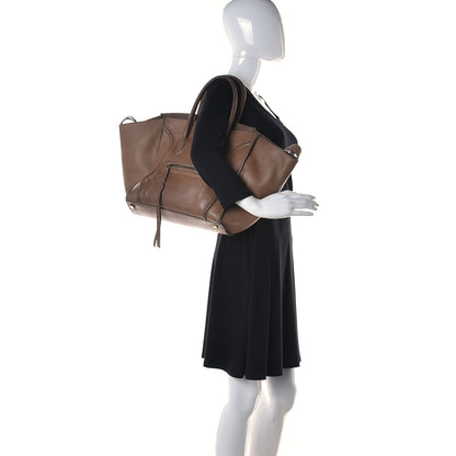 Celine Supple Calfskin Medium Phantom Luggage Taupe 2 of 20