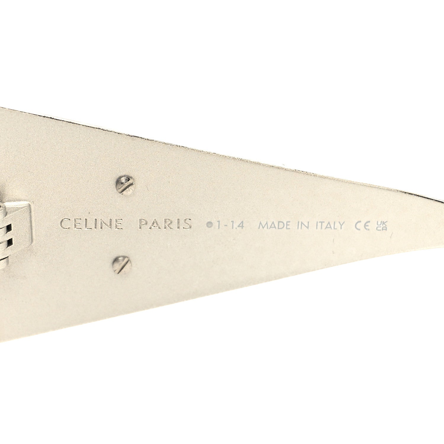 Celine Metal Triomphe Sunglasses CL40283U Silver Black 5 of 7