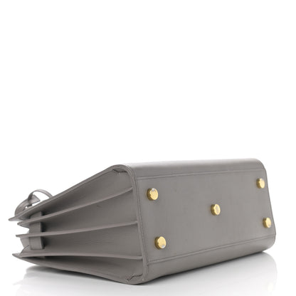 Saint Laurent Grained Calfskin Baby Sac De Jour Fog 4 of 17