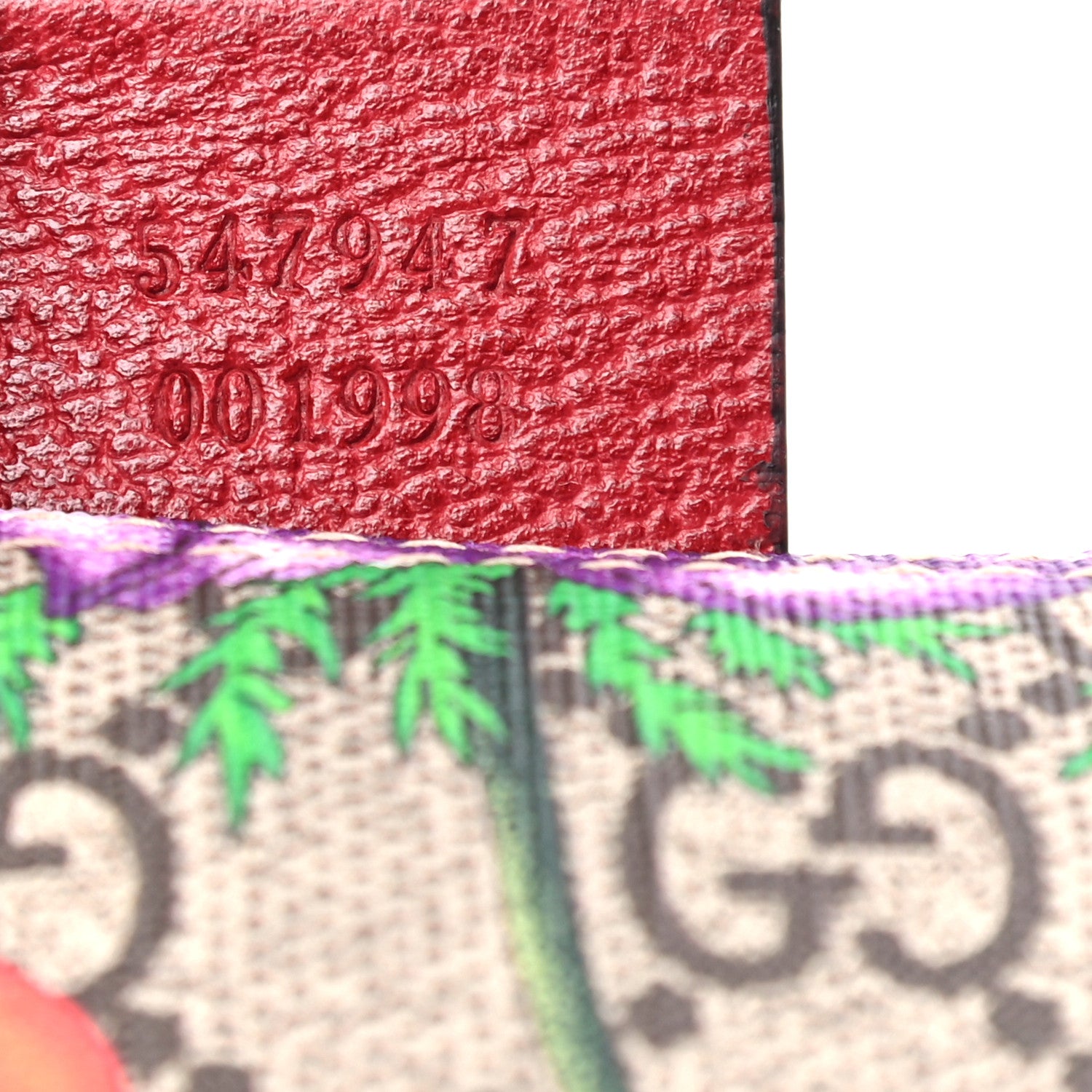 Gucci GG Supreme Monogram Flora Web Large Ophidia Tote Red 8 of 12