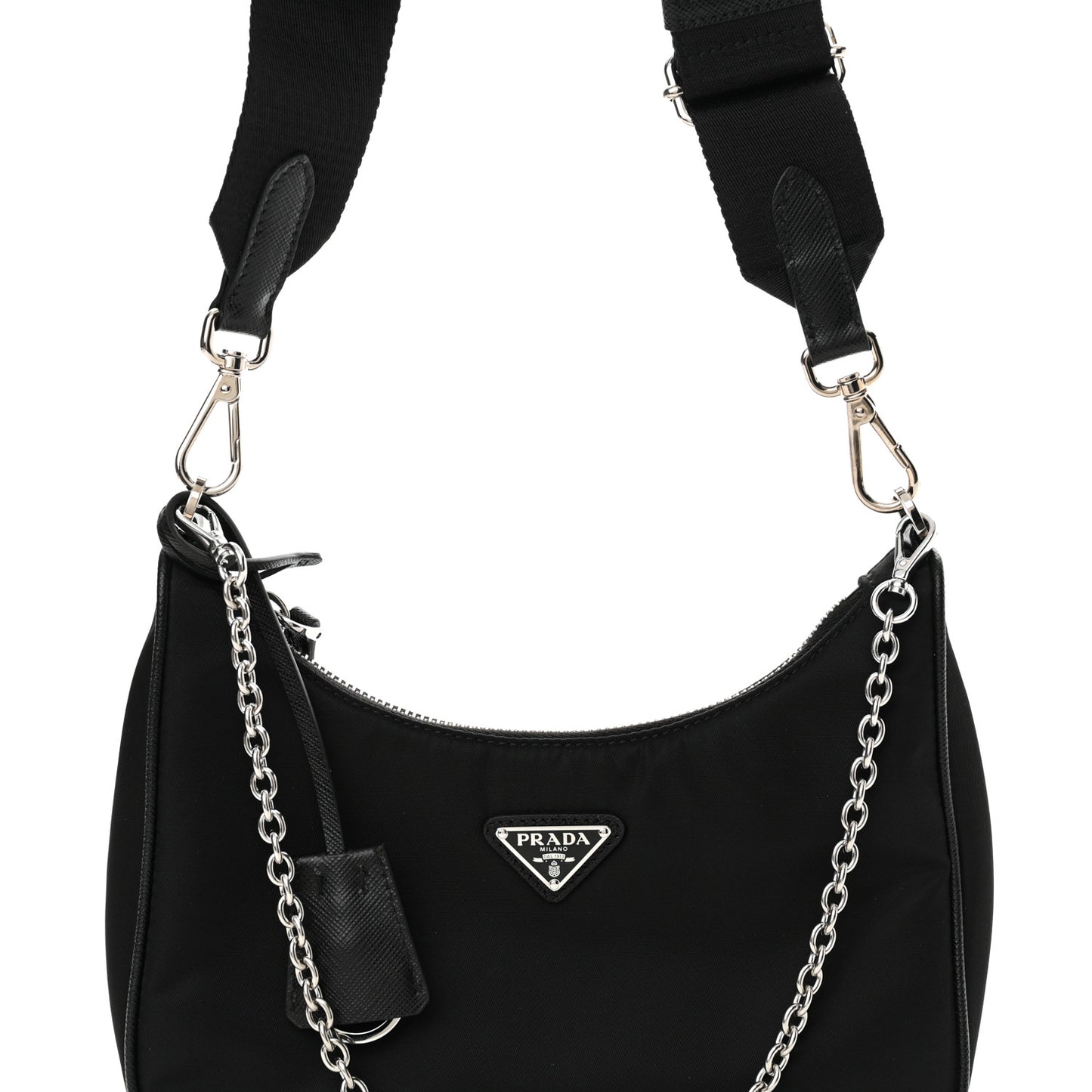 Nylon Re-Edition 2005 Shoulder Bag Black