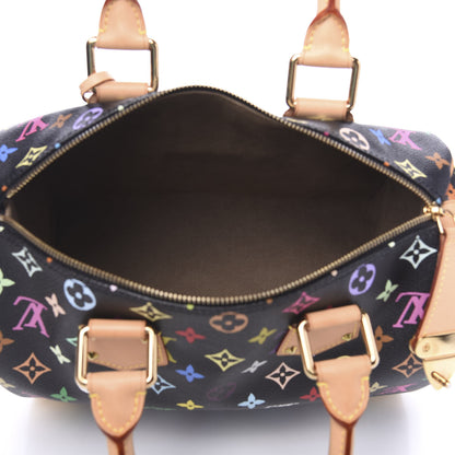 Louis Vuitton Monogram Multicolor Speedy 30 Black 4 of 8