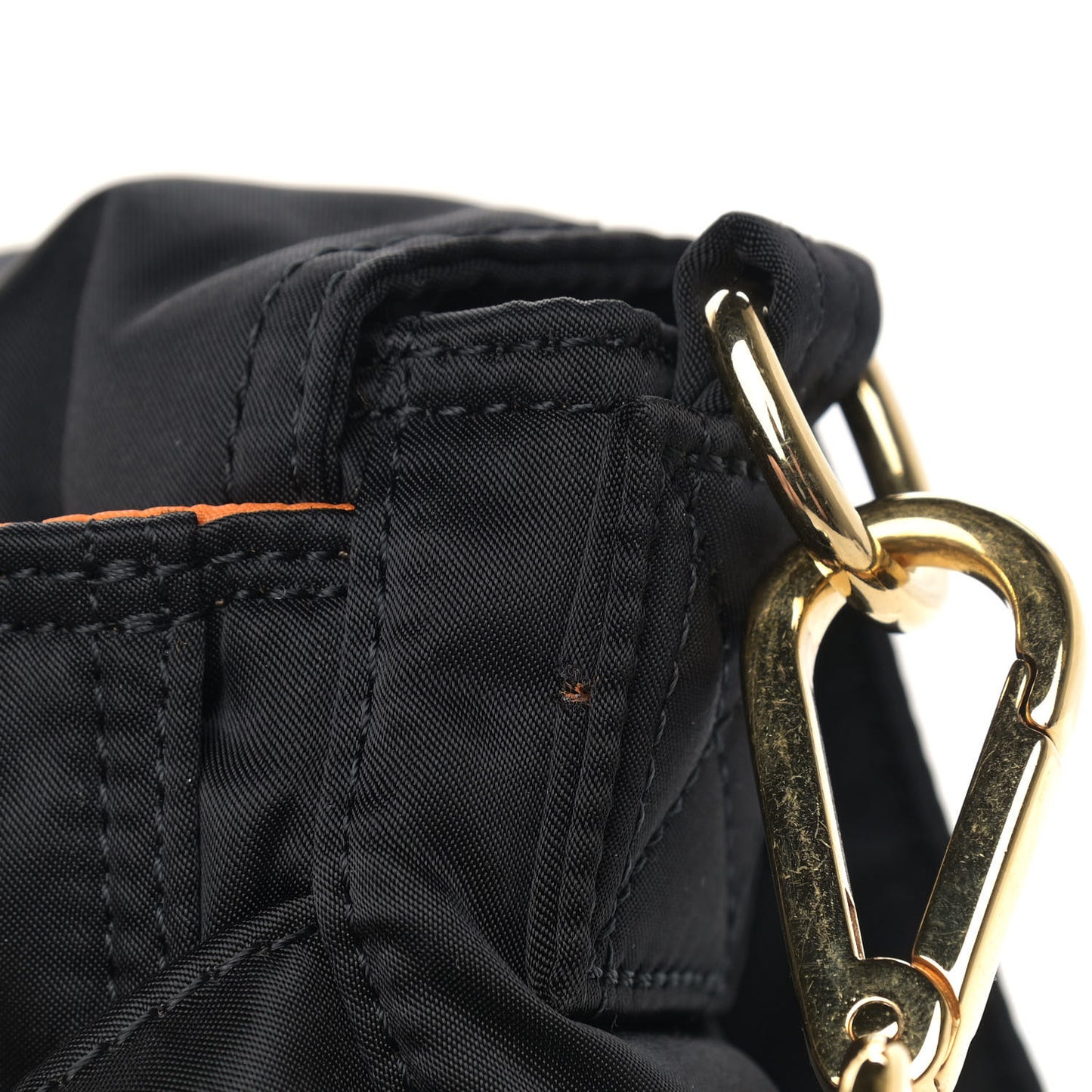 X PORTER Nylon XL Belt Baguette Bag Black