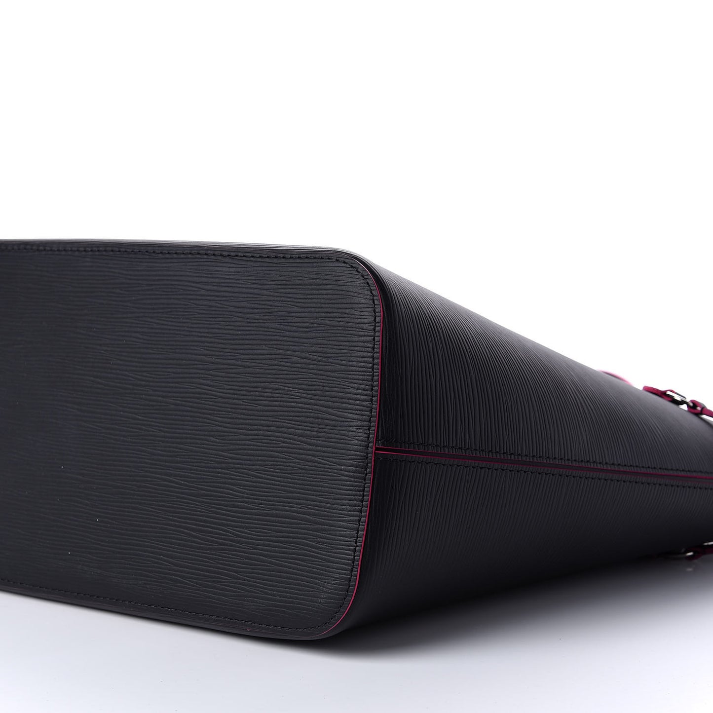 Epi Neverfull MM Black Hot Pink