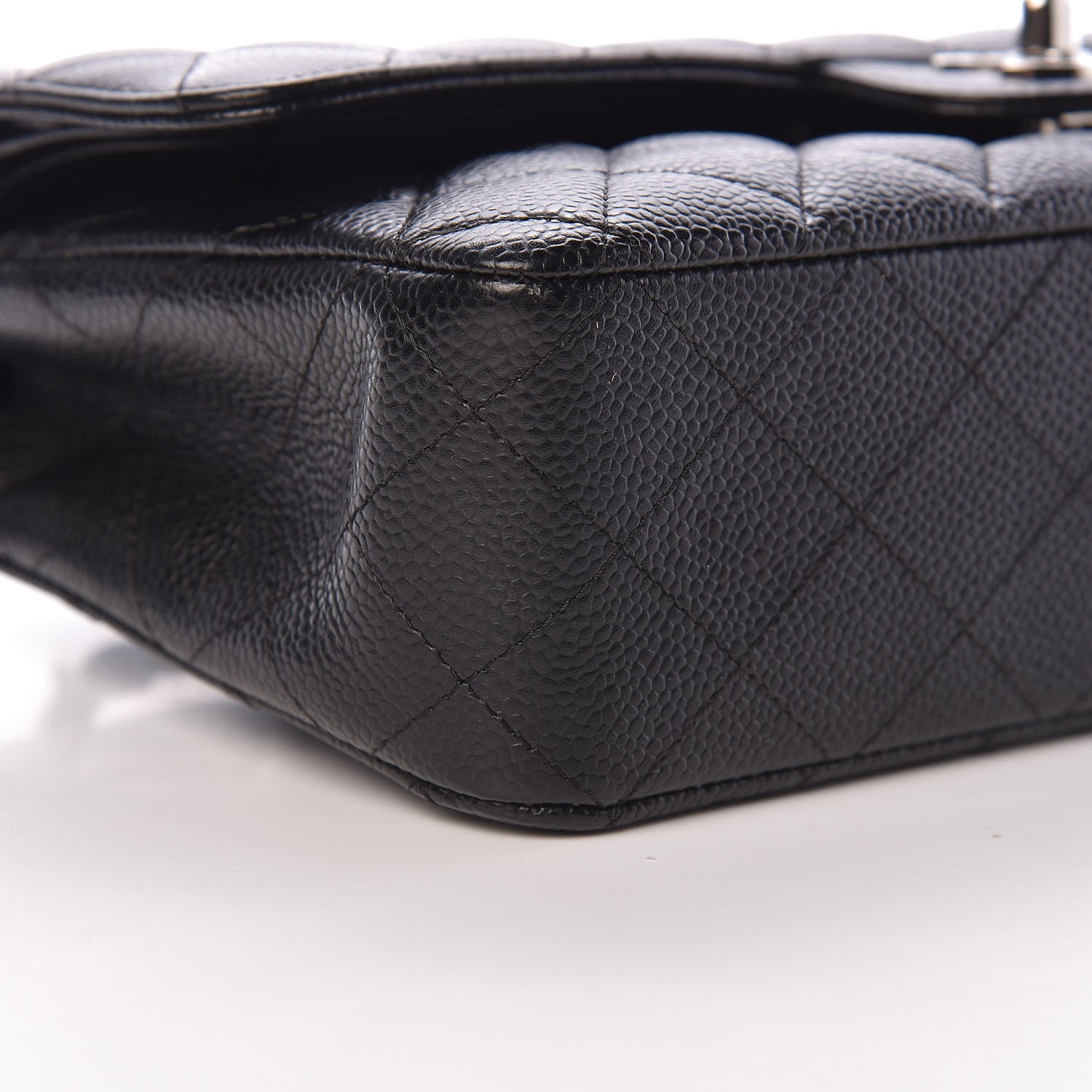 Chanel Caviar Quilted Medium Double Flap Black 8 of 13