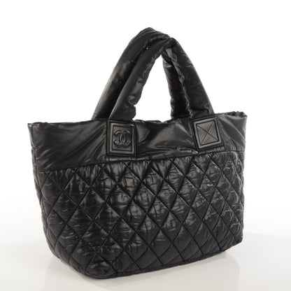 Chanel Nylon Quilted Small Coco Cocoon Tote Black 3 of 10