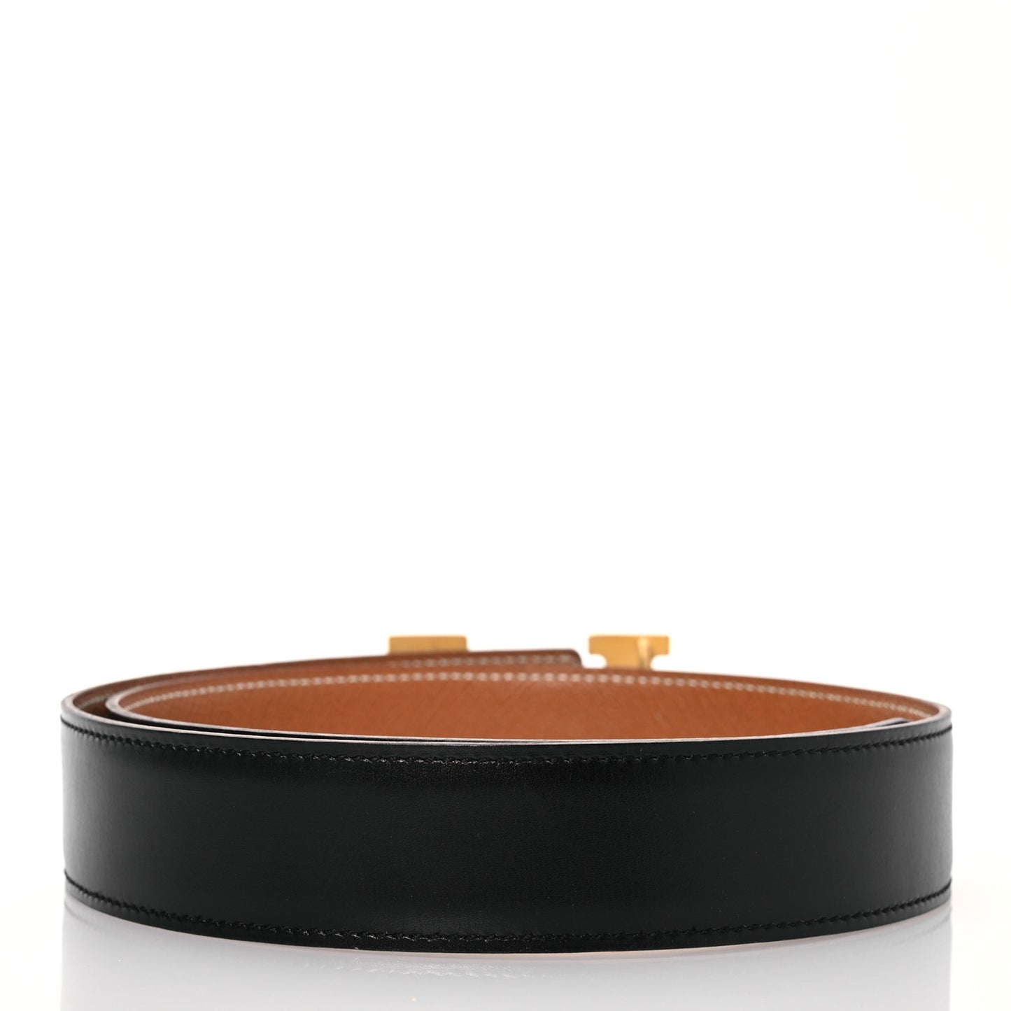 Box Epsom 32mm Constance H Belt 70 28 Black Gold