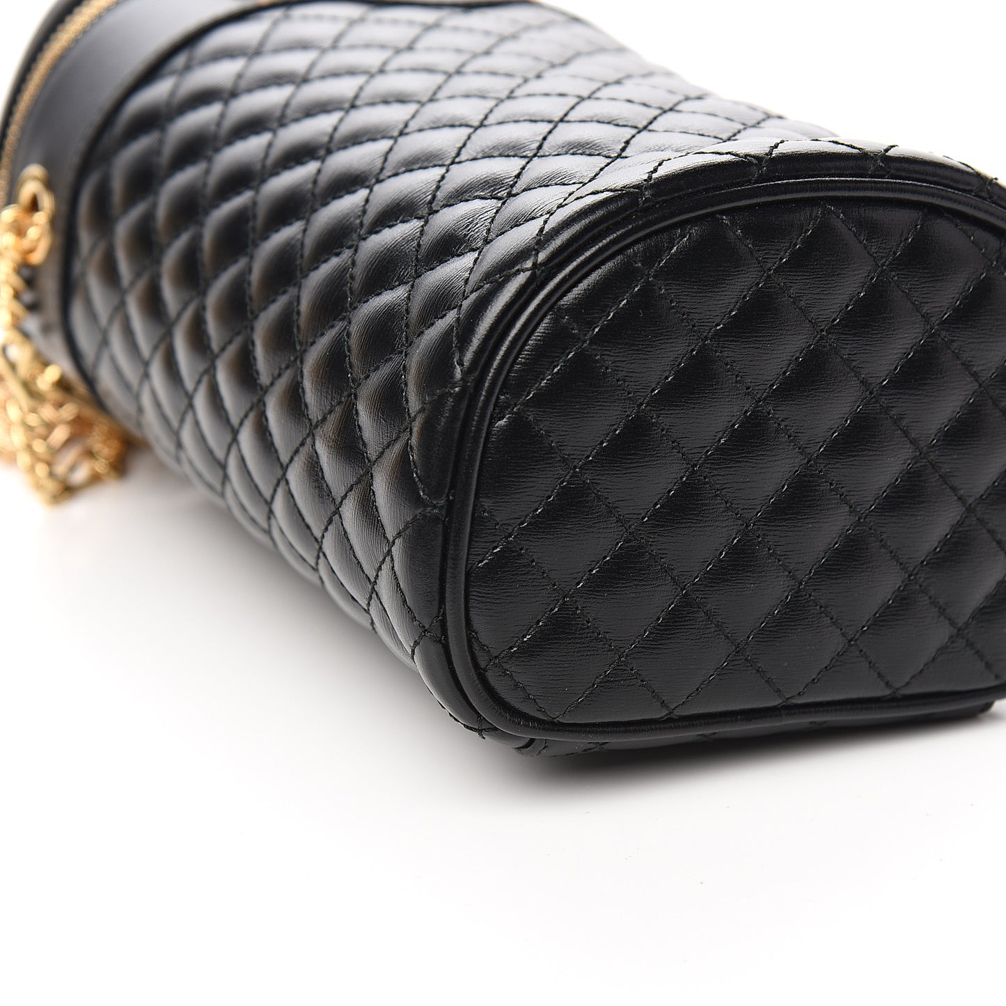 Calfskin Trapuntata Zumi Belt Bag Black