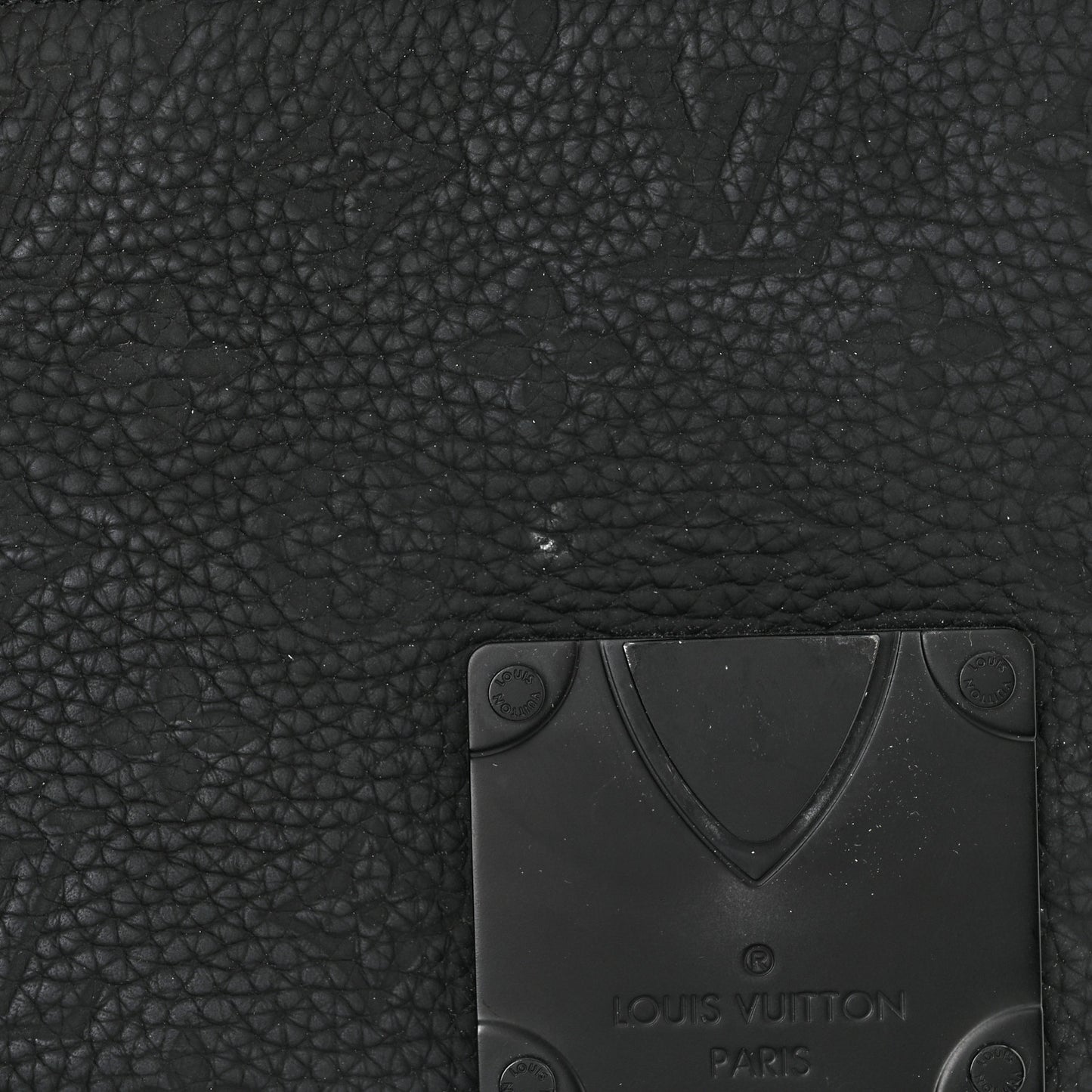 Taurillon Monogram S Lock Sling Bag Black