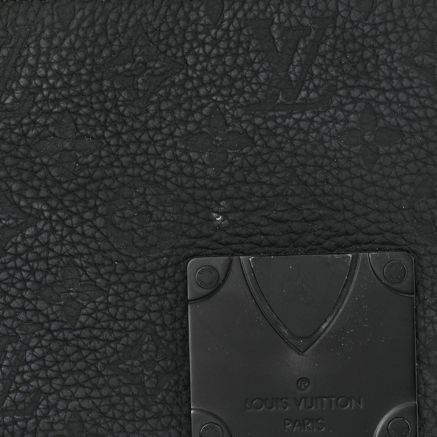 Louis Vuitton Taurillon Monogram S Lock Sling Bag Black 7 of 10