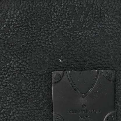 Louis Vuitton Taurillon Monogram S Lock Sling Bag Black 7 of 10