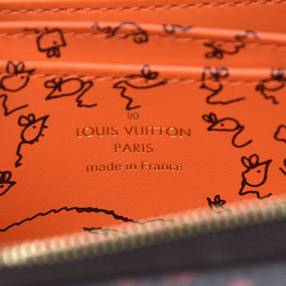 Louis Vuitton Catogram Zippy Coin Purse Marron 6 of 8