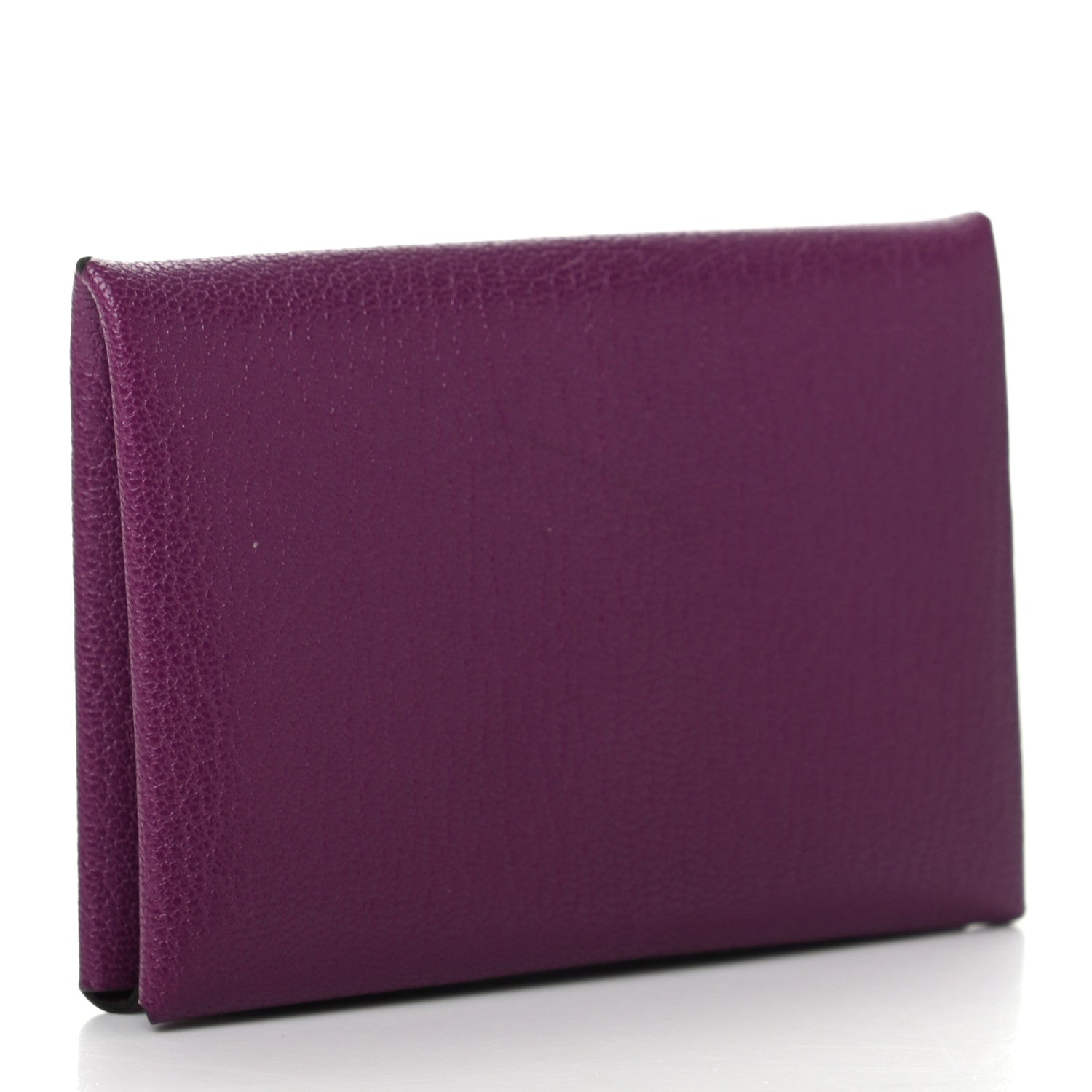 Hermes Chevre Mysore Calvi Card Case Anemone 3 of 8