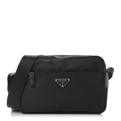 Prada Nylon Tessuto Messenger Bag Black 1 of 11