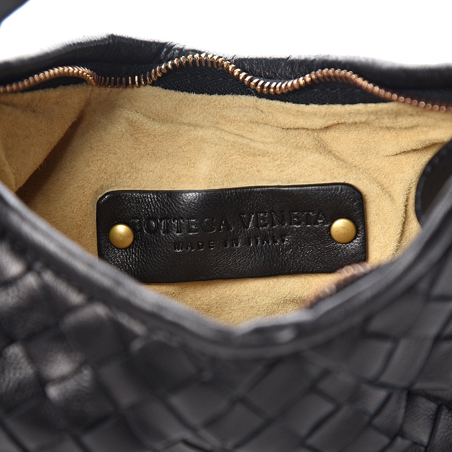 Bottega Veneta Nappa Intrecciato Pleated Mini Veneta Hobo Black 5 of 9