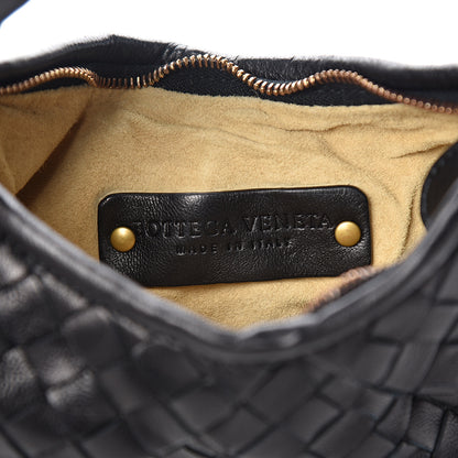 Bottega Veneta Nappa Intrecciato Pleated Mini Veneta Hobo Black 5 of 9