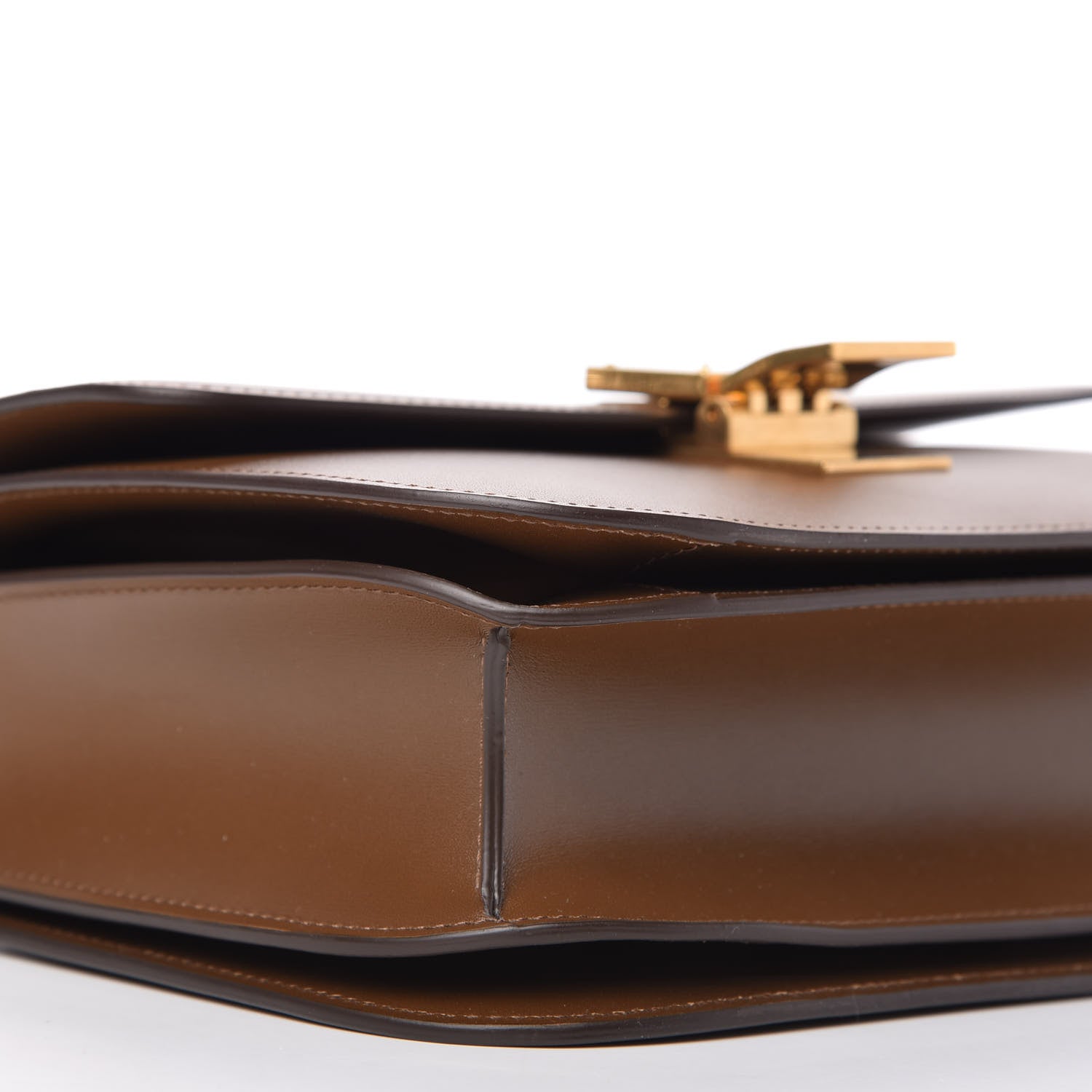 Celine Box Calfskin Medium Classic Box Flap Bag Camel 6 of 9