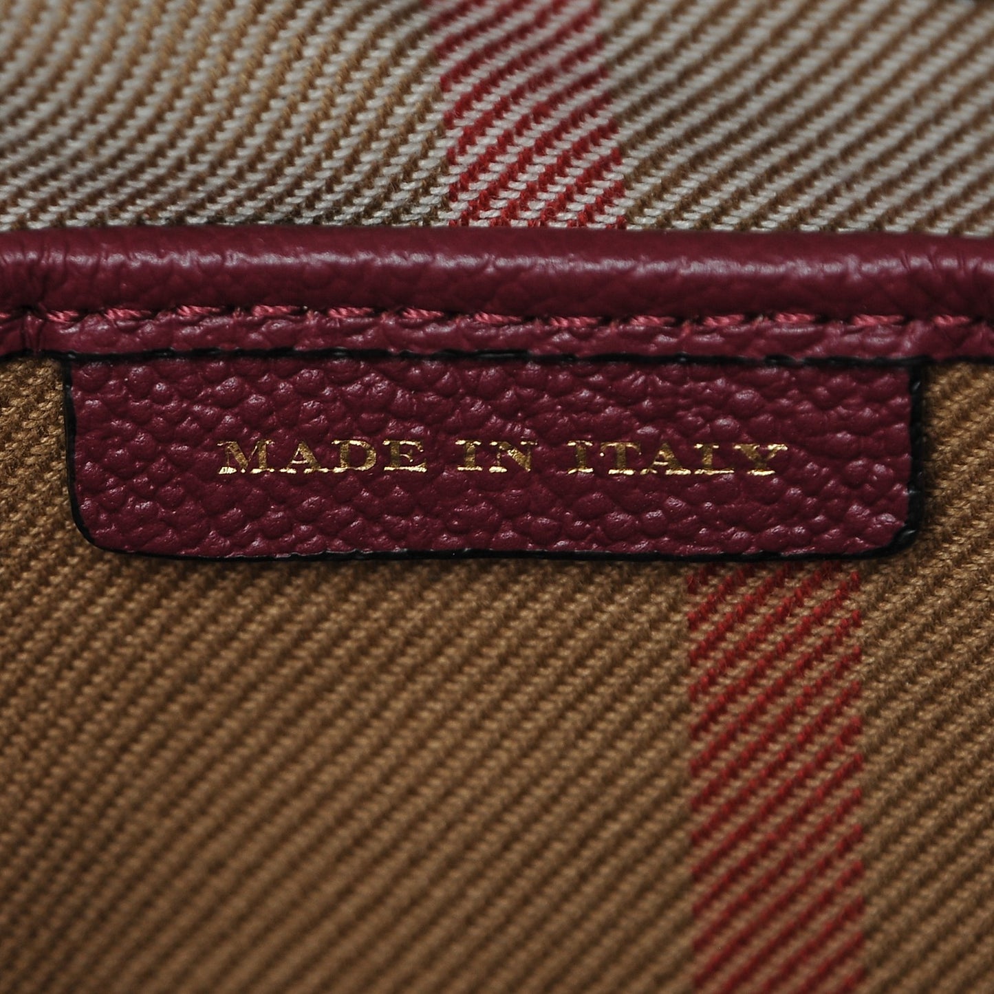 Soft Grain Calfskin Small Buckle Tote Dark Plum