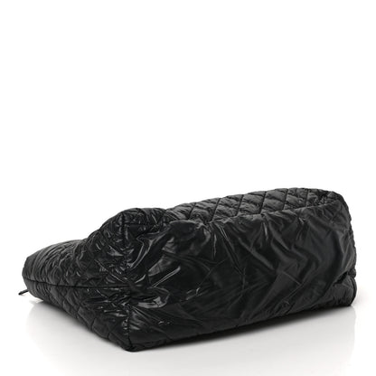 Chanel Nylon Quilted Large Coco Cocoon Tote Black 4 of 9
