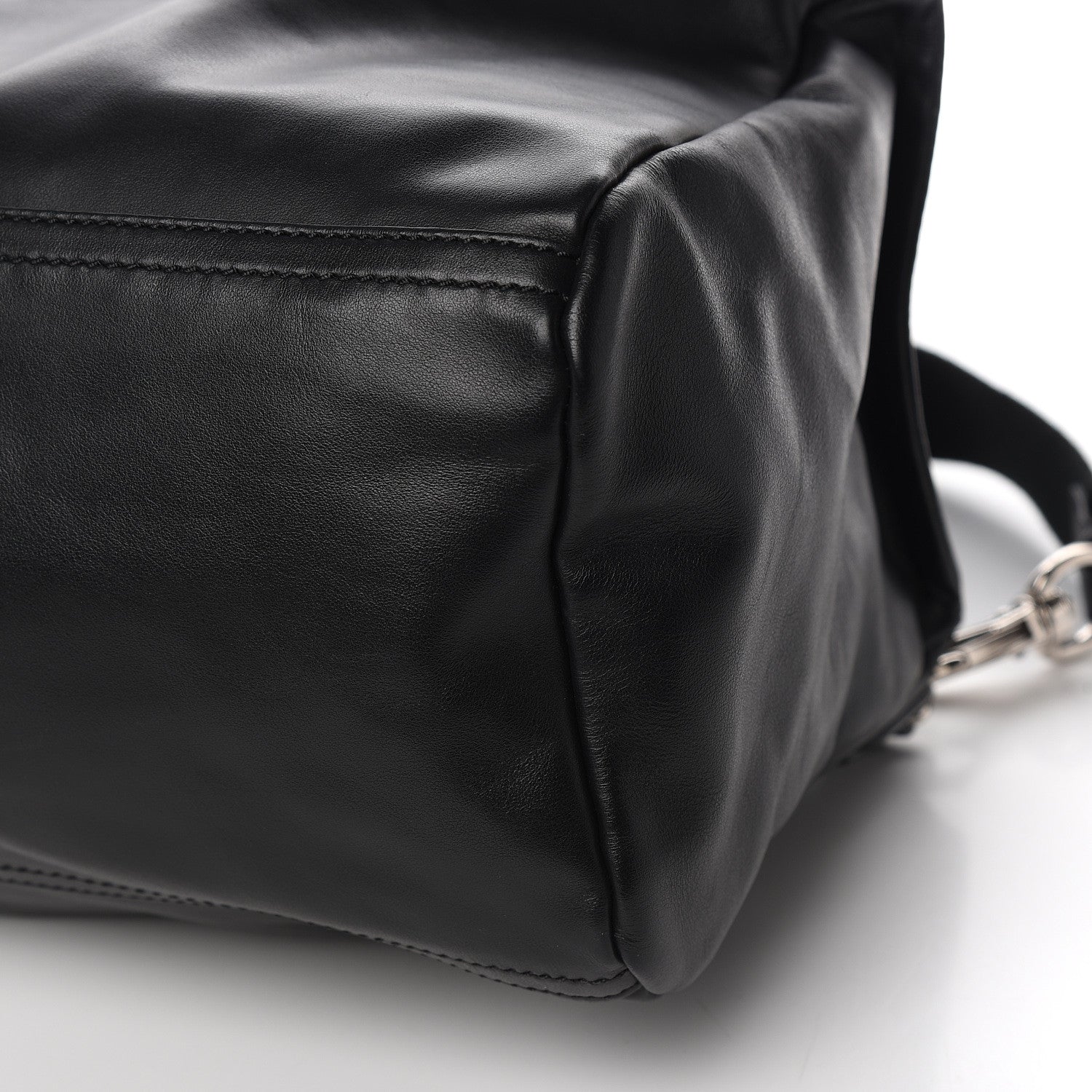 Givenchy Calfskin Medium Pandora Logo Strap Black 6 of 10