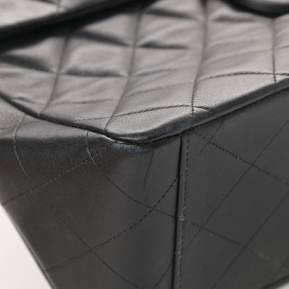 Chanel Lambskin Quilted XL Jumbo Single Flap Black 9 of 14