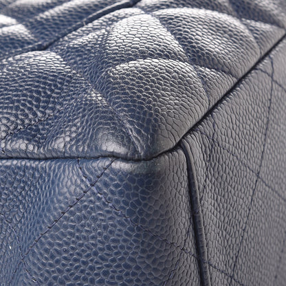 Chanel Caviar Quilted Maxi Single Flap Blue 11 of 11