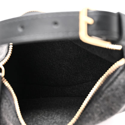 Celine Denim Teen Lulu Shoulder Bag Dark Grey 5 of 8