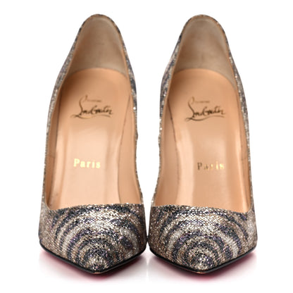 Christian Louboutin Glitter Sirene So Kate 120 Pumps 37.5 Gold 2 of 10
