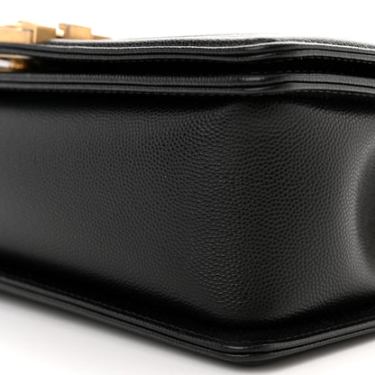 Chanel Caviar Quilted Medium Boy Flap Black 10 of 11