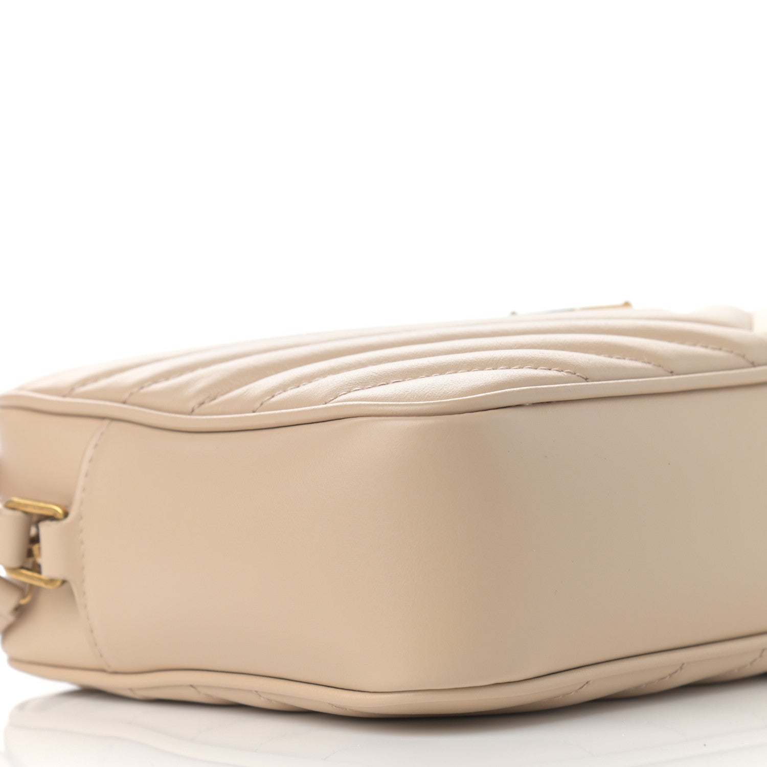 Saint Laurent Calfskin Matelasse Monogram Lou Camera Bag Dark Beige 5 of 10