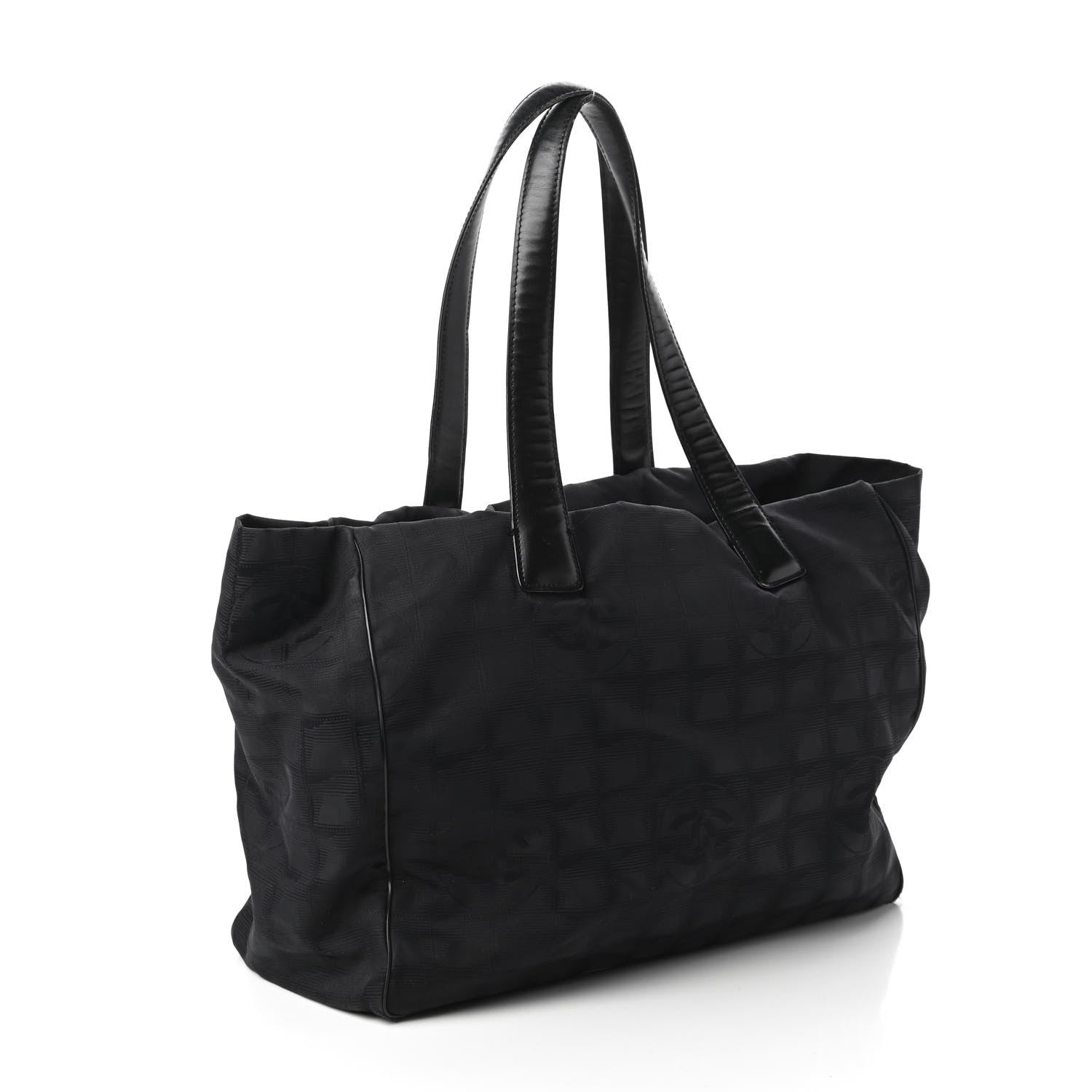 Chanel Nylon Medium Travel Tote Black 3 of 10