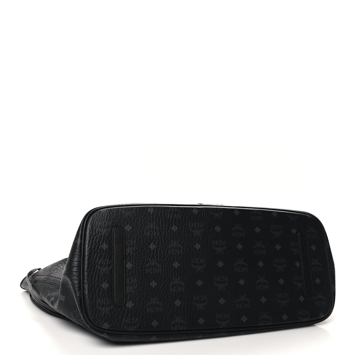 MCM Visetos Large Liz Reversible Shopper Tote Black 6 of 14