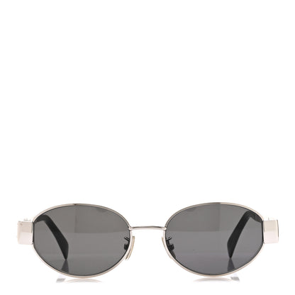 Celine Metal Triomphe 01 Sunglasses CL40235U Silver Black 3 of 7