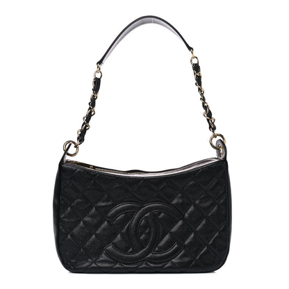 Chanel Caviar Quilted Timeless CC Shoulder Bag Black 1 of 5