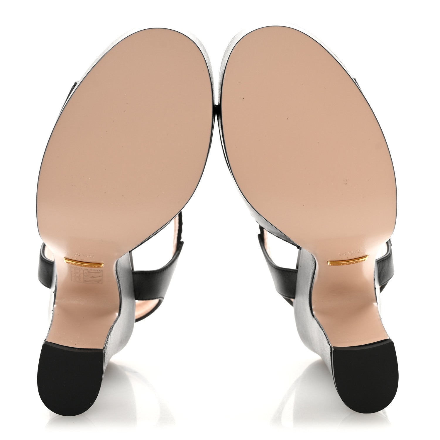 Gucci Nappa Charlotte Horsebit 40/135mm Platform Sandals 36.5 Black 6 of 12