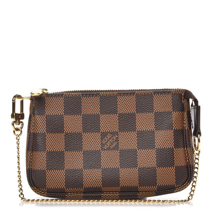 Louis Vuitton Damier Ebene Mini Pochette Accessories 1 of 8