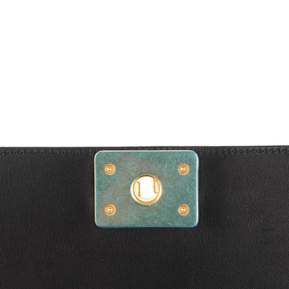 Chanel Calfskin Quilted New Medium Boy Flap Black 6 of 8