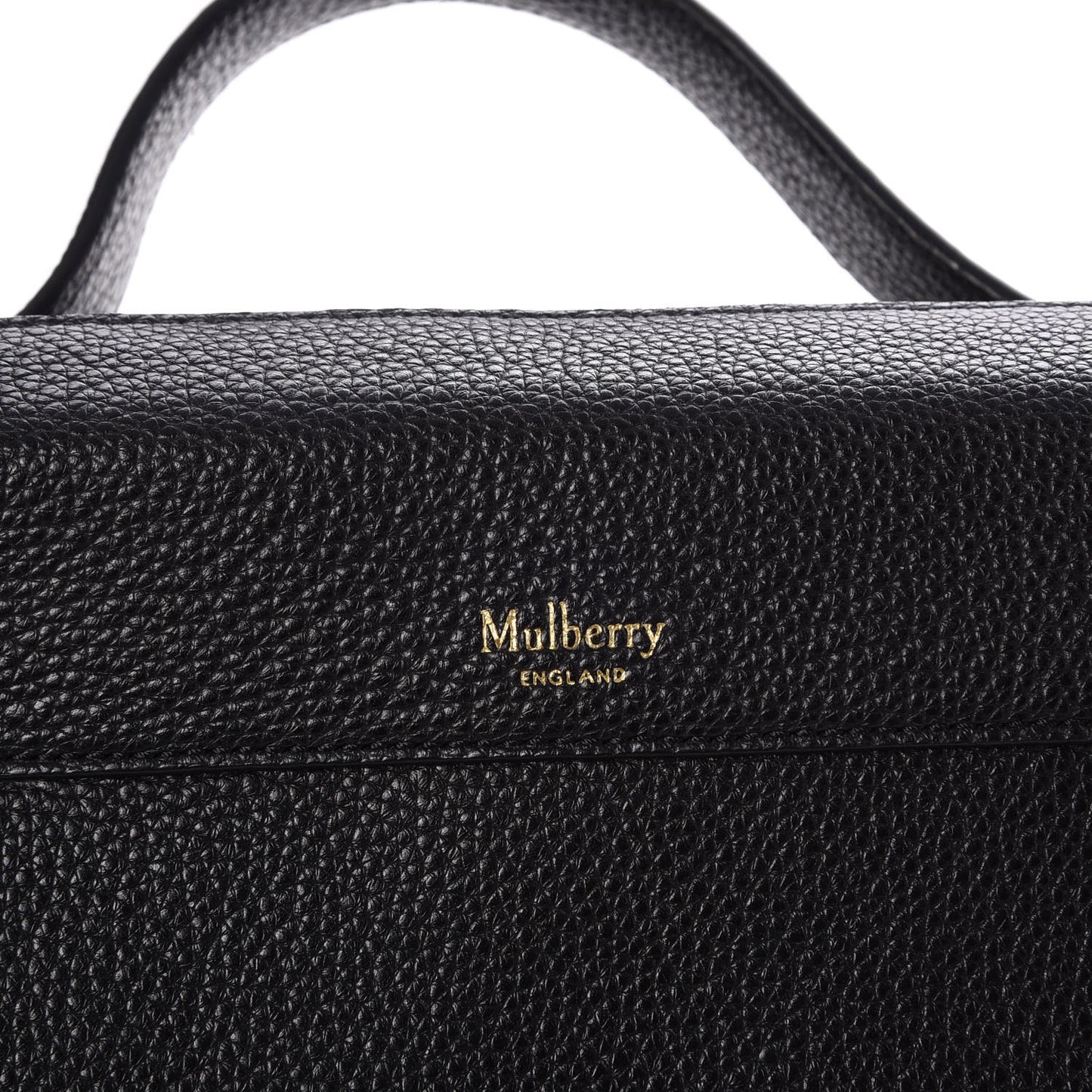 Small Classic Grain Calfskin Hopton Black