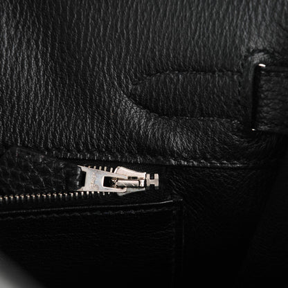 Hermes Taurillon Clemence Birkin 30 Black 29 of 31