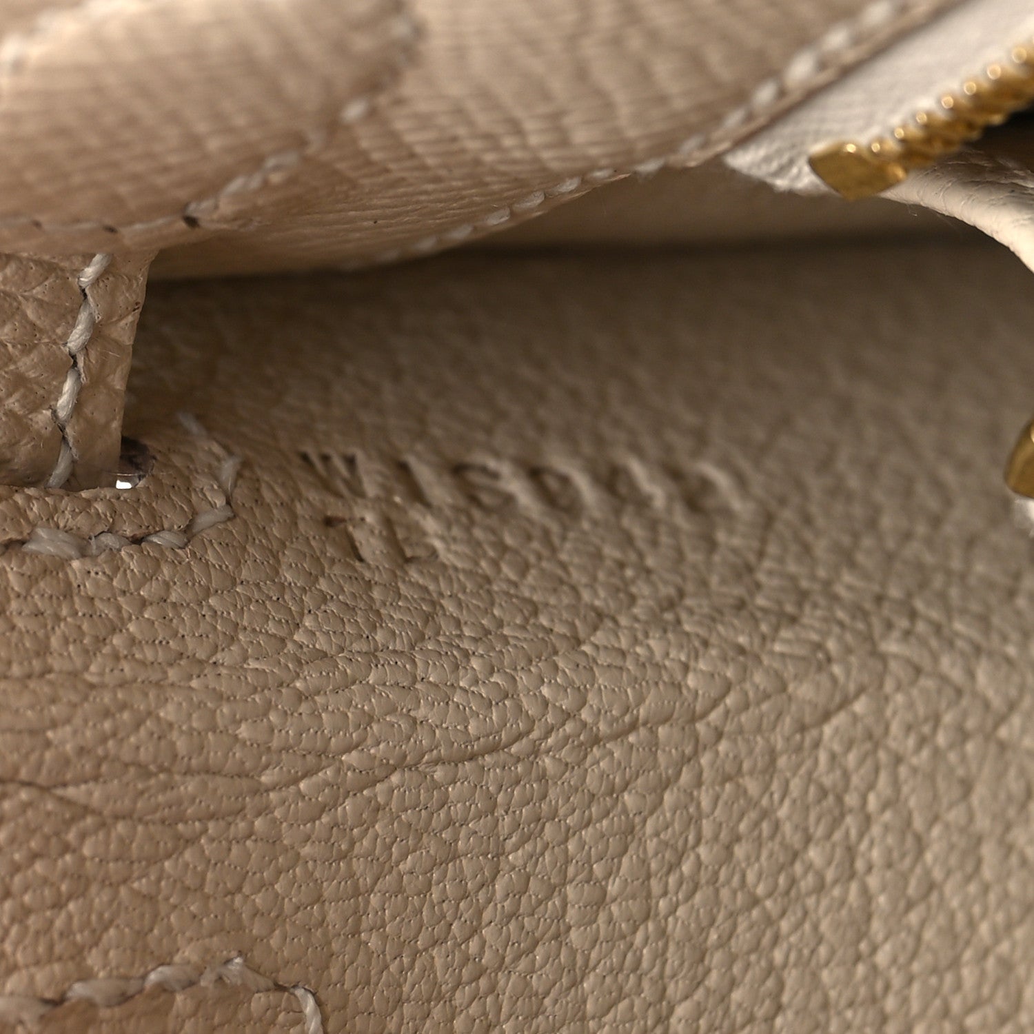 Hermes Epsom Kelly Sellier 25 Craie 7 of 11