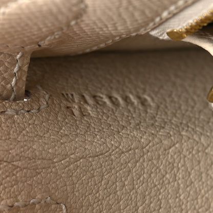 Hermes Epsom Kelly Sellier 25 Craie 7 of 11