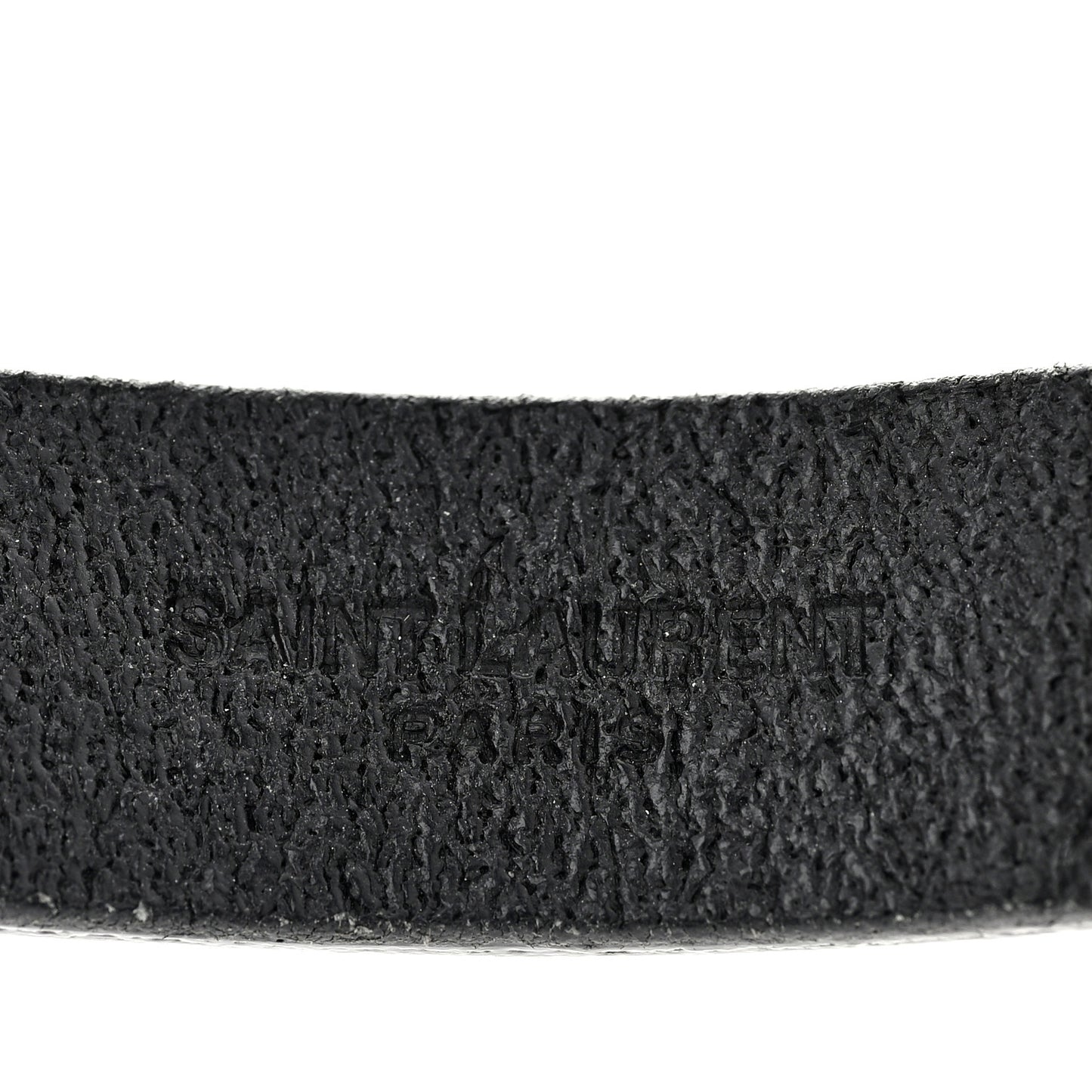 Calfskin Twist Lock Bracelet M Black