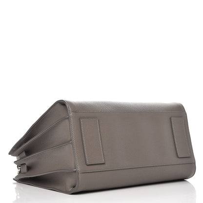 Saint Laurent Grained Calfskin Small Supple Sac De Jour Fog 4 of 8