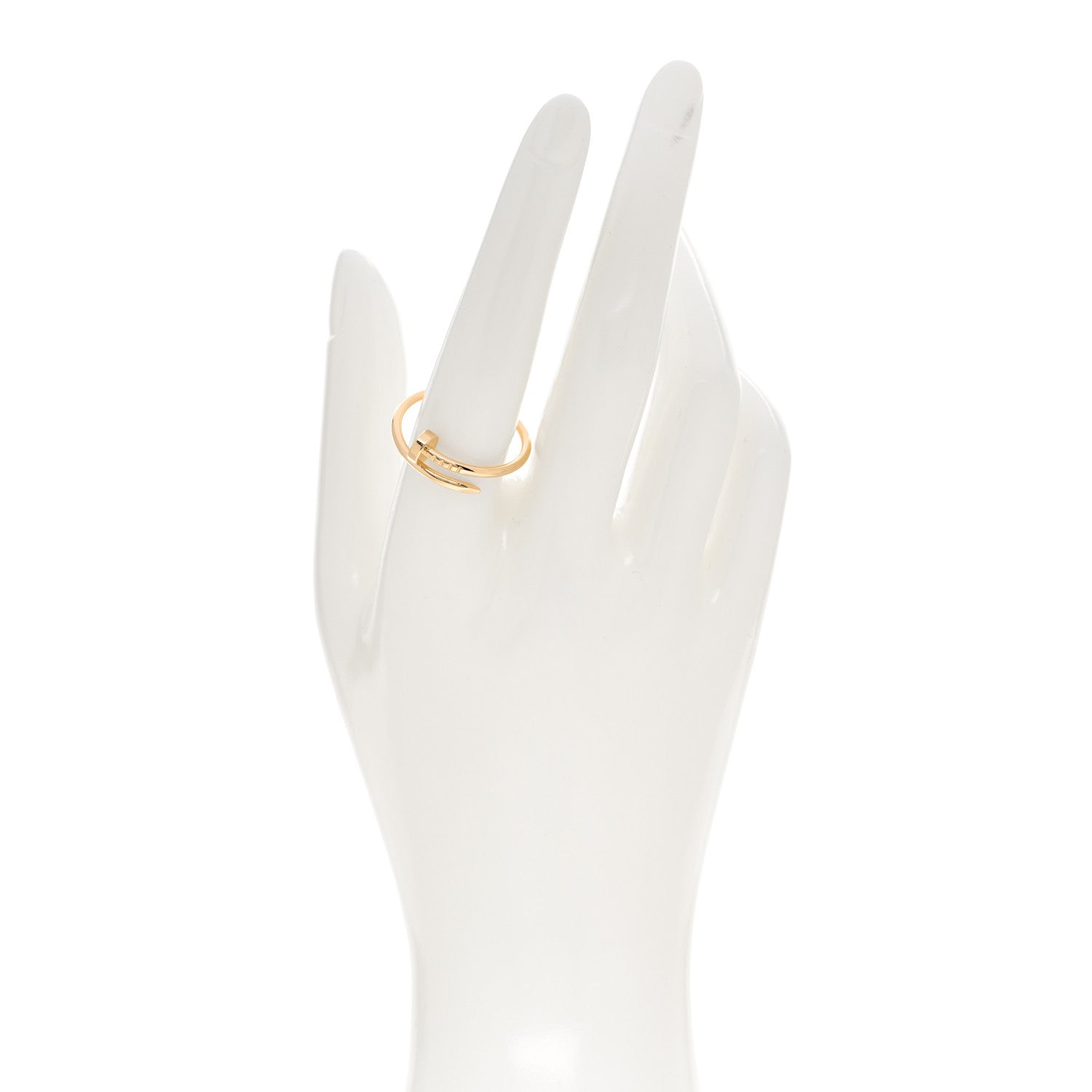 Cartier 18K Yellow Gold Small Juste Un Clou Ring 60 9 2 of 6