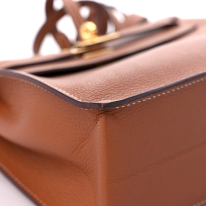 Hermes Evercolor Kelly Danse II Belt Bag Gold 8 of 18