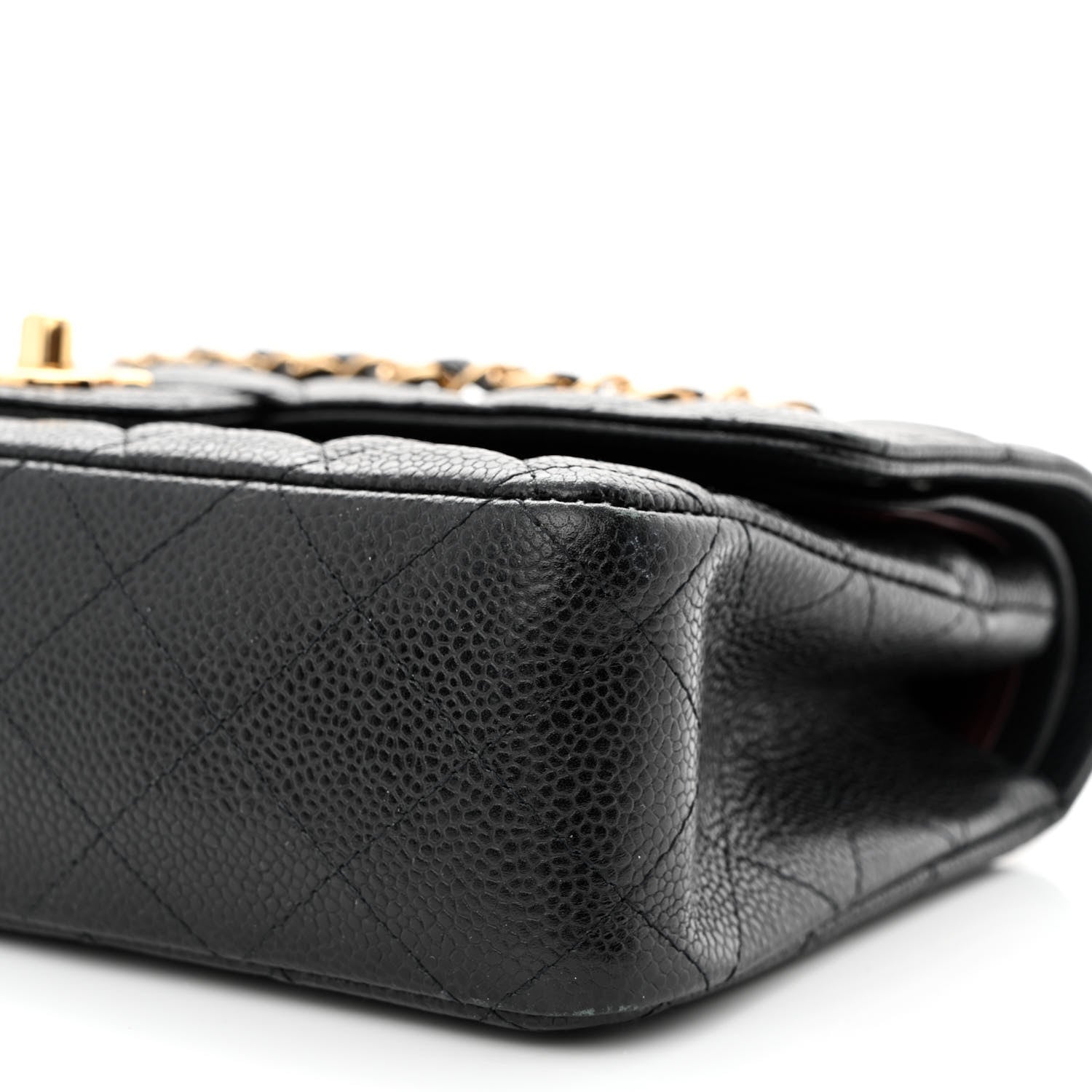 Chanel Caviar Quilted Medium Double Flap Black 10 of 13