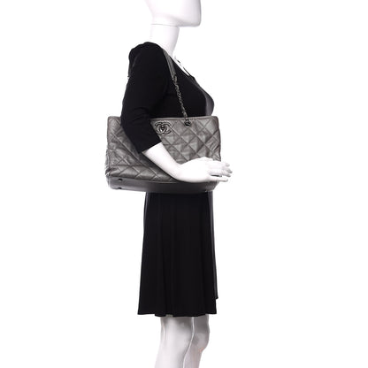 Chanel Caviar Medium Be Caviar Tote Silver 2 of 12