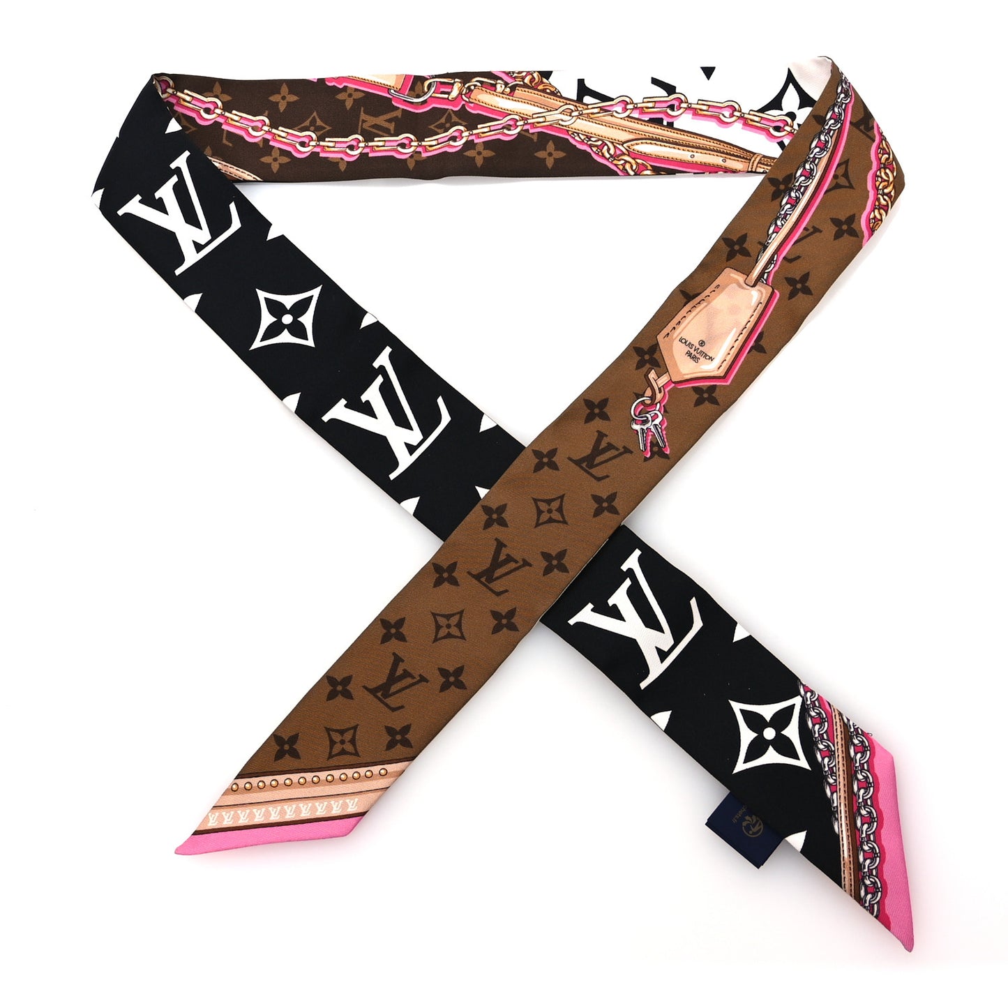Silk Ultimate Monogram BB Bandeau Black